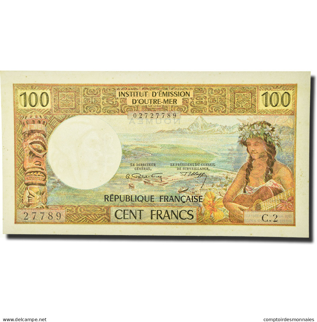 Billet, Nouvelle-Calédonie, 100 Francs, 1969, KM:63a, SUP - Papeete (Polinesia Francesa 1914-1985)