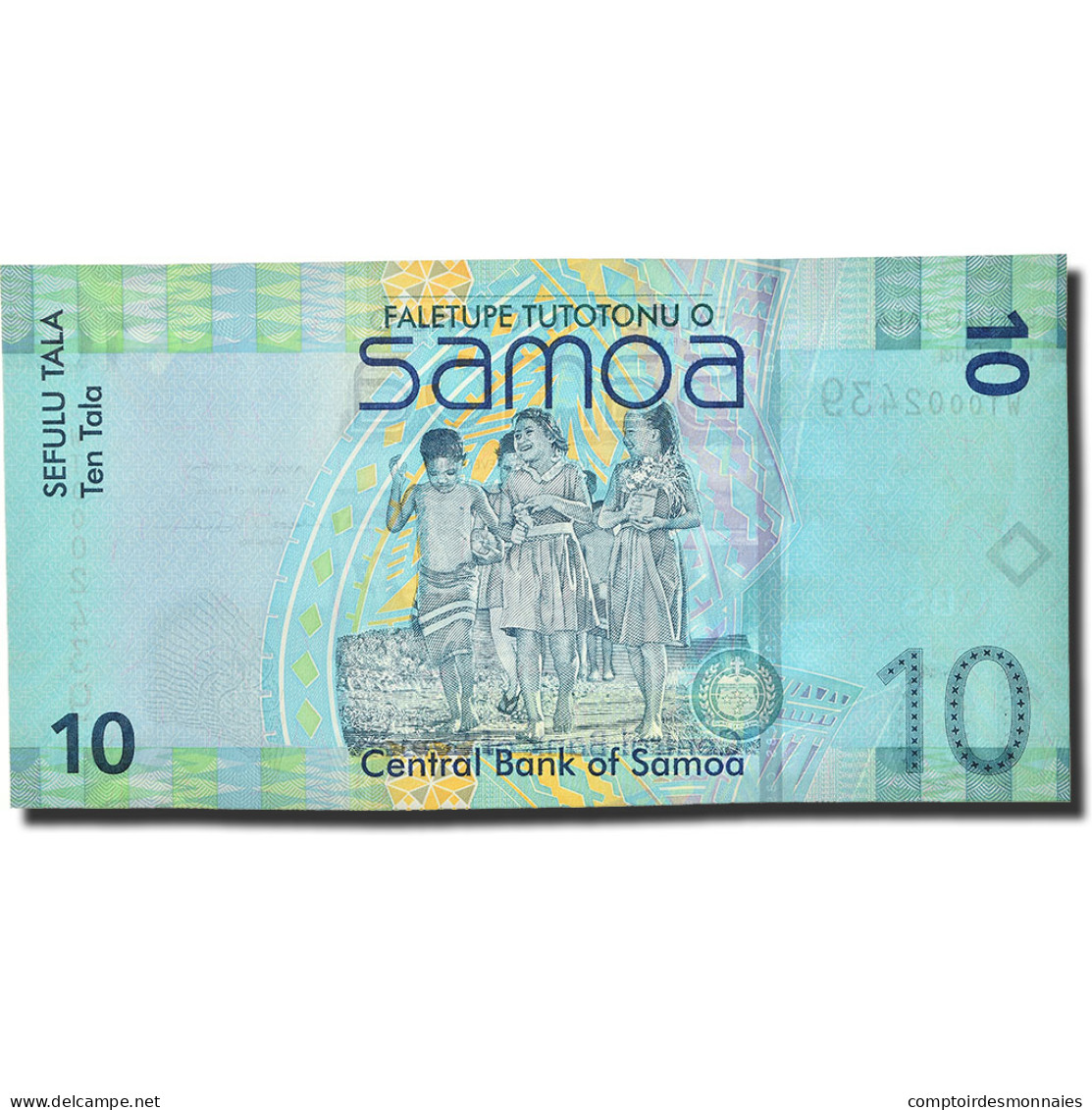 Billet, Samoa Occidentales, 10 Tala, 2008, KM:39a, NEUF - Samoa