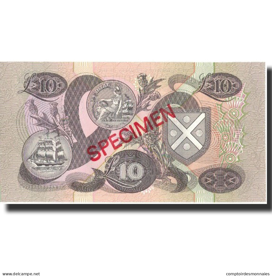 Billet, Scotland, 10 Pounds, 1992, 1992-05-07, Specimen, KM:1175, NEUF - Vals En Specimen