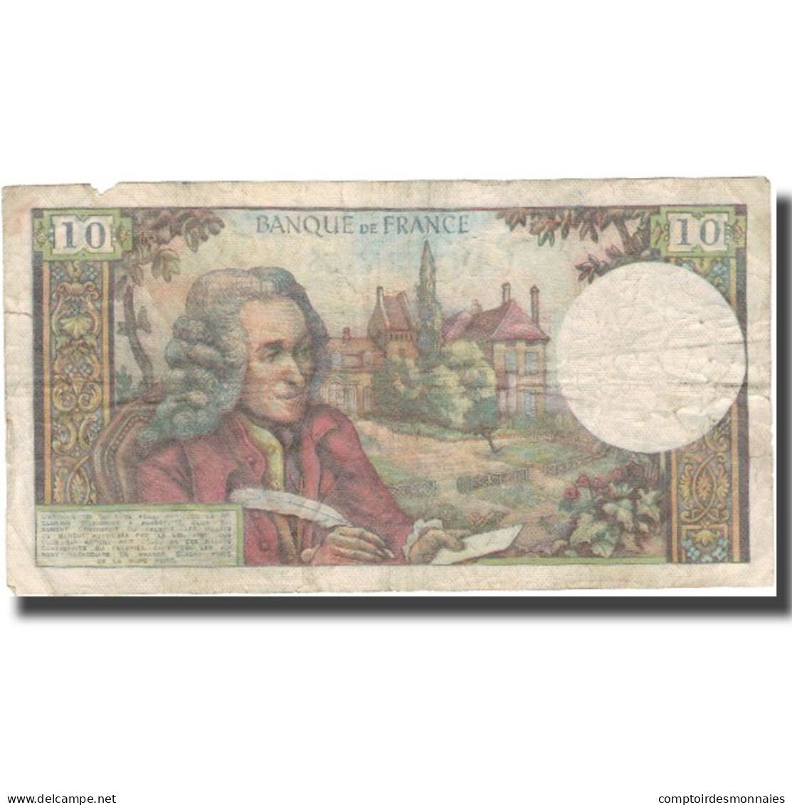 France, 10 Francs, 10 F 1963-1973 ''Voltaire'', 1973, 1973-04-05, B+ - 10 F 1963-1973 ''Voltaire''