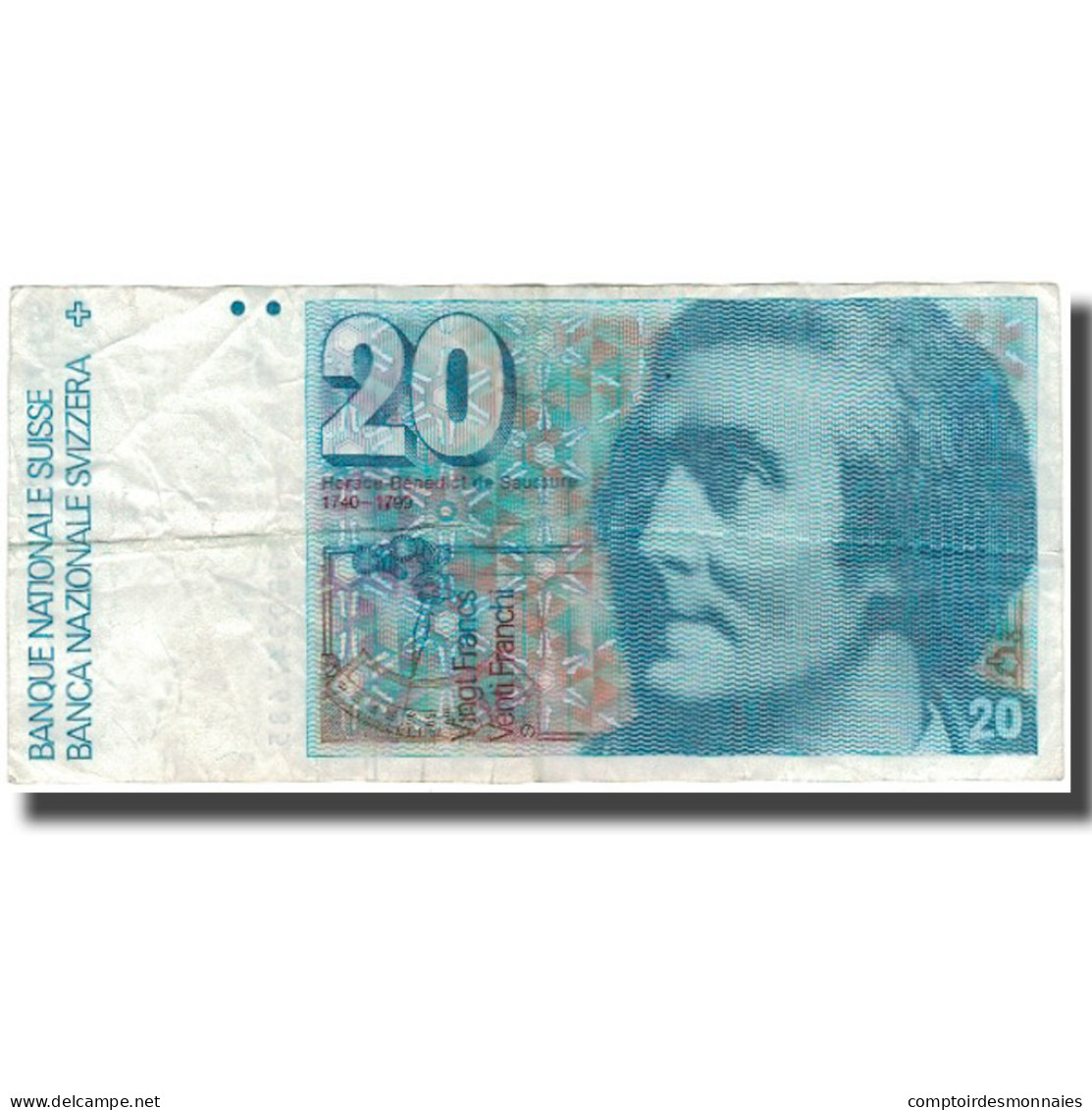 Billet, Suisse, 20 Franken, KM:55e, TB - Suisse