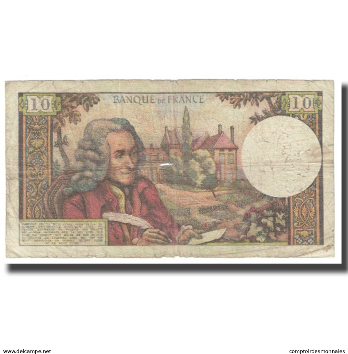 France, 10 Francs, Voltaire, 1973, R.Tondu-G.Bouchet-H.Morant, 1973-04-05, TB - 10 F 1963-1973 ''Voltaire''