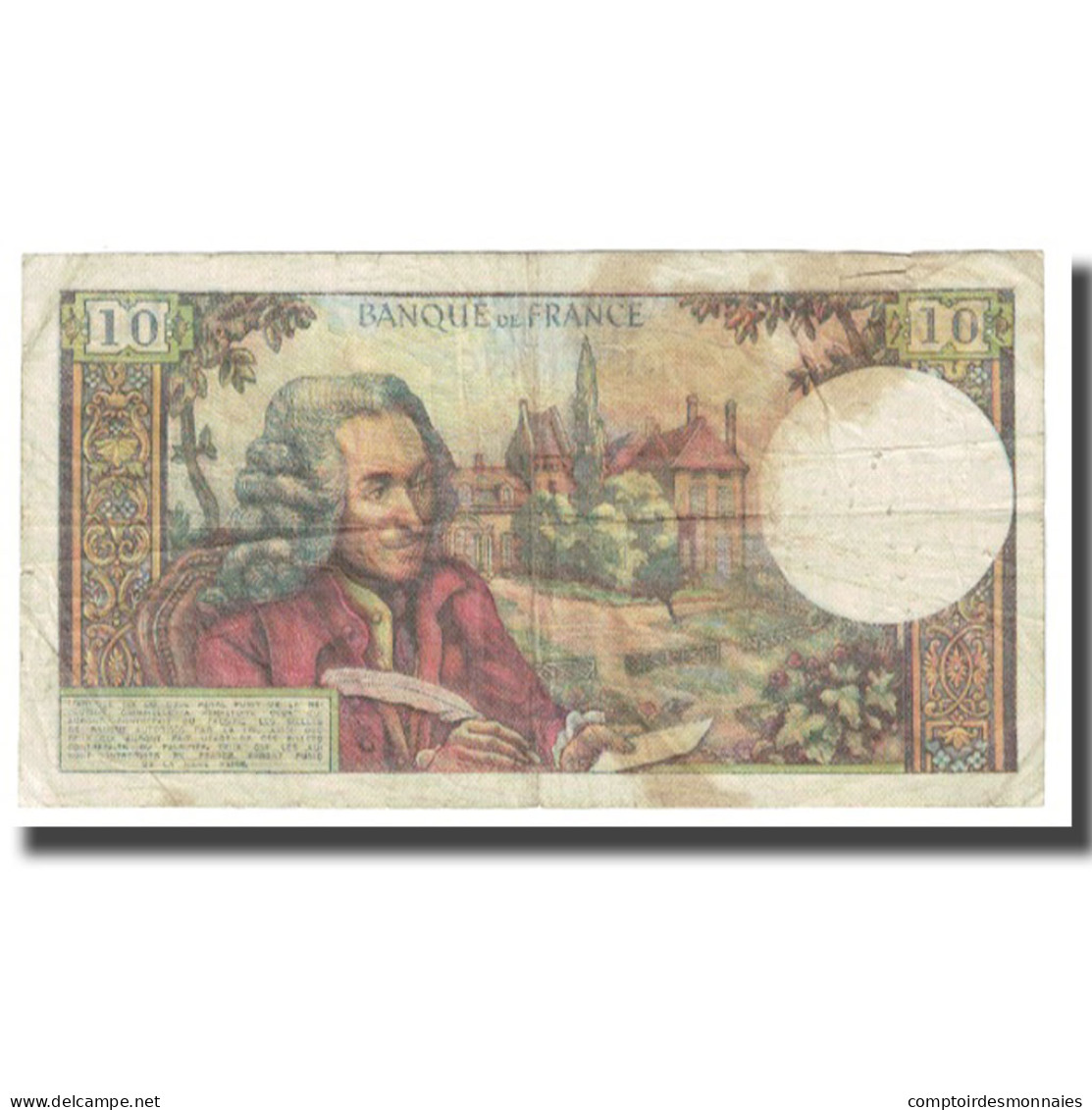 France, 10 Francs, Voltaire, 1973, R.Tondu-G.Bouchet-H.Morant, 1973-04-05, TB - 10 F 1963-1973 ''Voltaire''