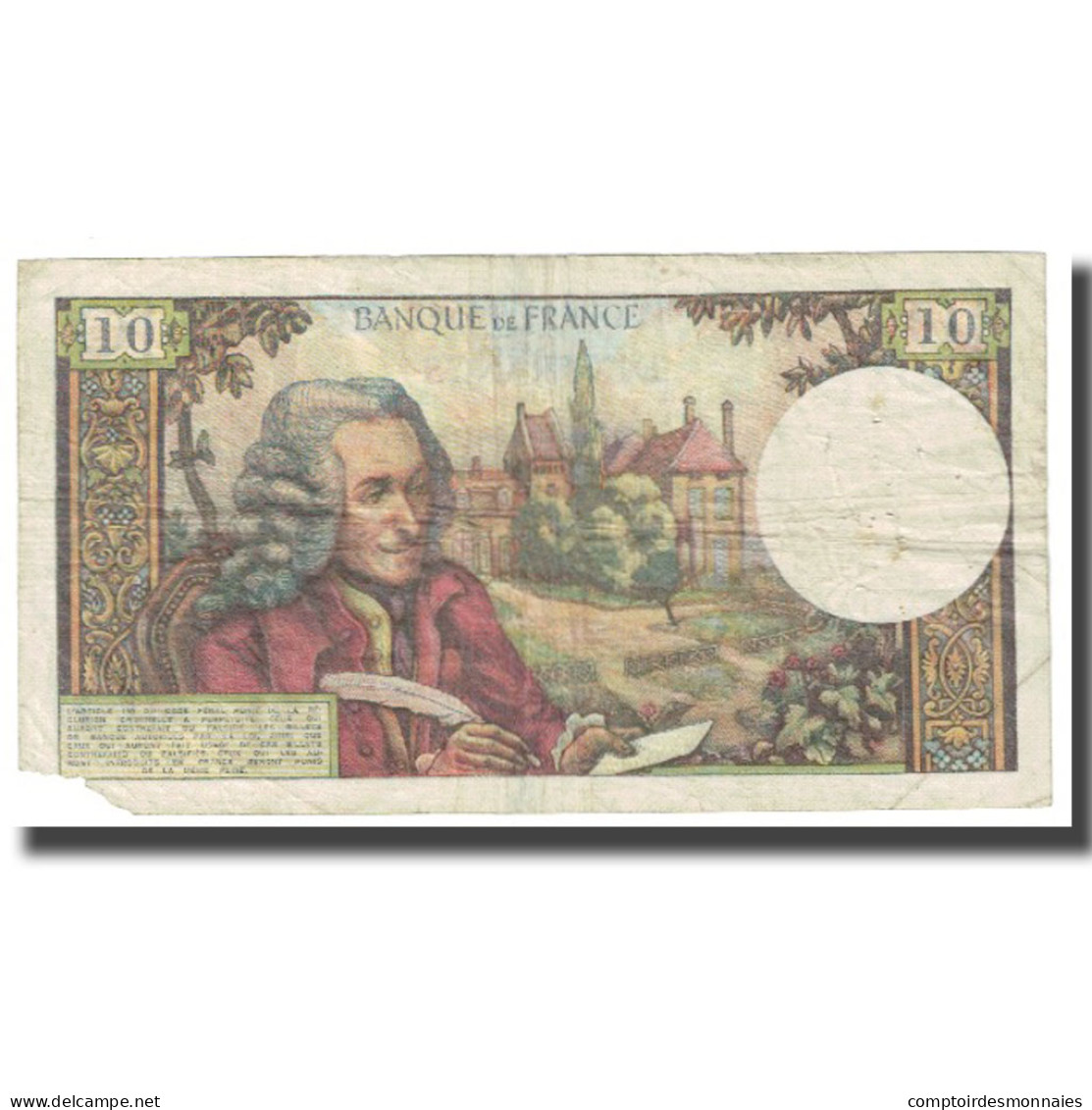 France, 10 Francs, Voltaire, 1973, R.Tondu-G.Bouchet-H.Morant, 1973-04-05, TB - 10 F 1963-1973 ''Voltaire''