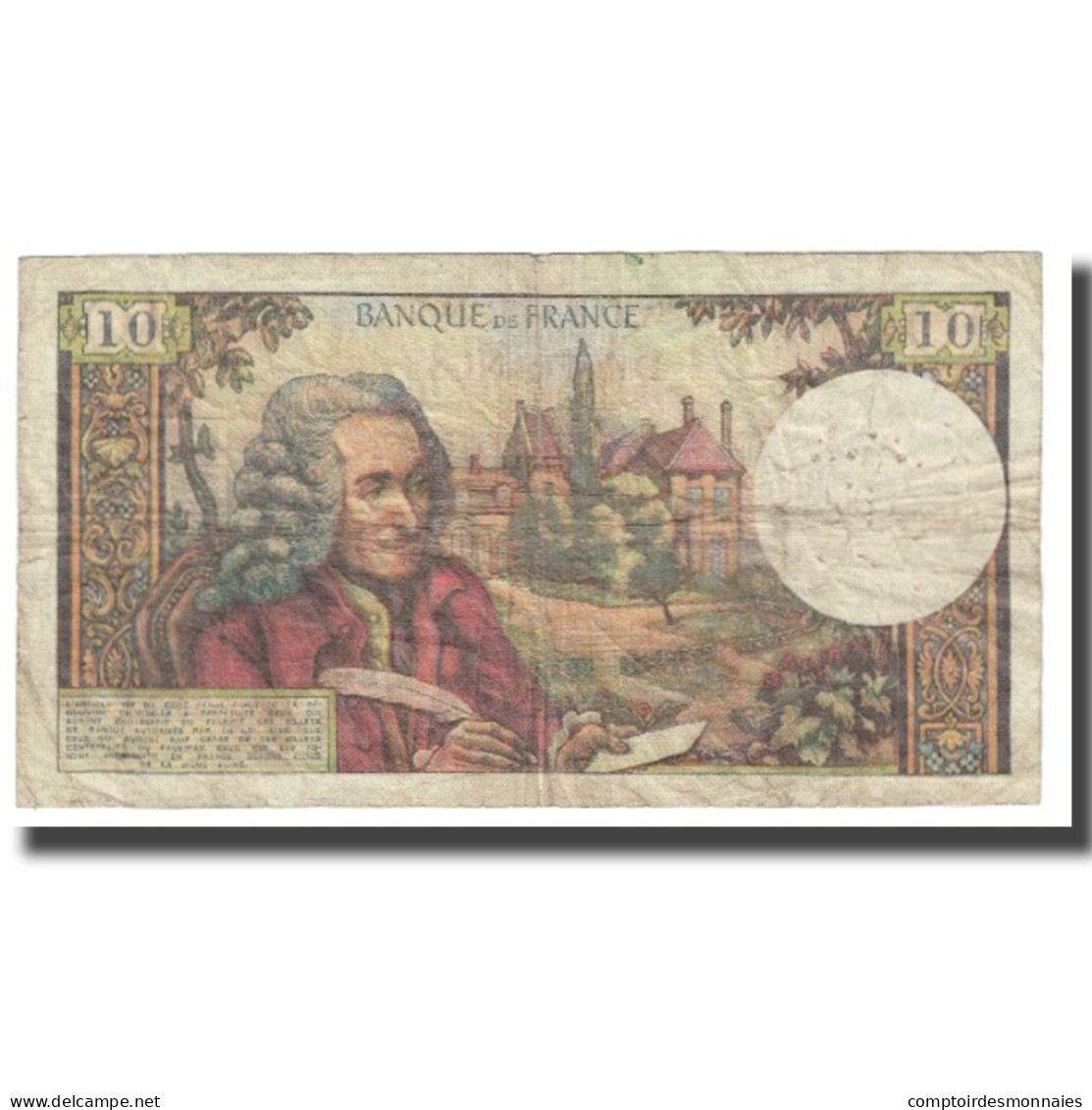 France, 10 Francs, Voltaire, 1973, R.Tondu-G.Bouchet-H.Morant, 1973-04-05, TB - 10 F 1963-1973 ''Voltaire''