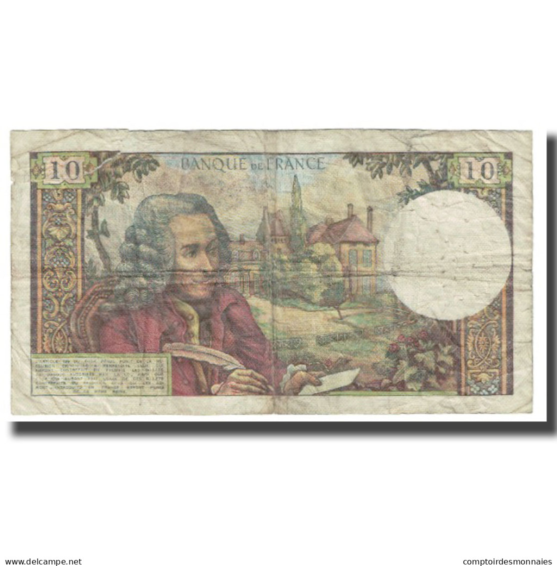 France, 10 Francs, Voltaire, 1973, R.Tondu-G.Bouchet-H.Morant, 1973-04-05, TB - 10 F 1963-1973 ''Voltaire''