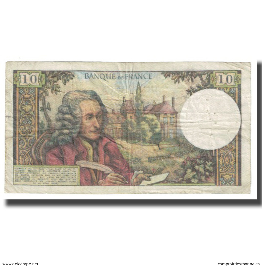 France, 10 Francs, Voltaire, 1970, R.Tondu-G.Bouchet-H.Morant, 1970-03-05, TB - 10 F 1963-1973 ''Voltaire''