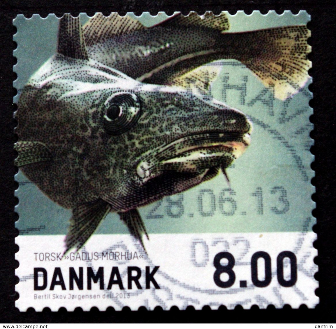 Denmark 2013   Minr.1726A   Speisefische /  Poisson Pour L'alimentation /  Food Fish  (O)  ( Lot G 1510 ) - Usati