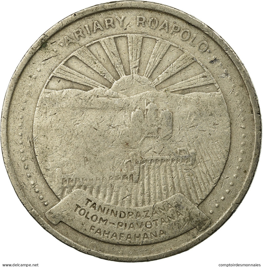Monnaie, Madagascar, 20 Ariary, 1983, Paris, TB+, Copper-nickel, KM:14b - Madagaskar