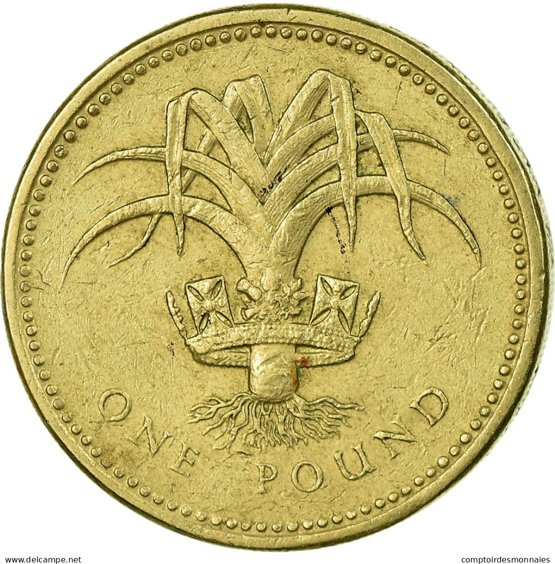 Monnaie, Grande-Bretagne, Elizabeth II, Pound, 1990, TB, Nickel-brass, KM:941 - 1 Pond