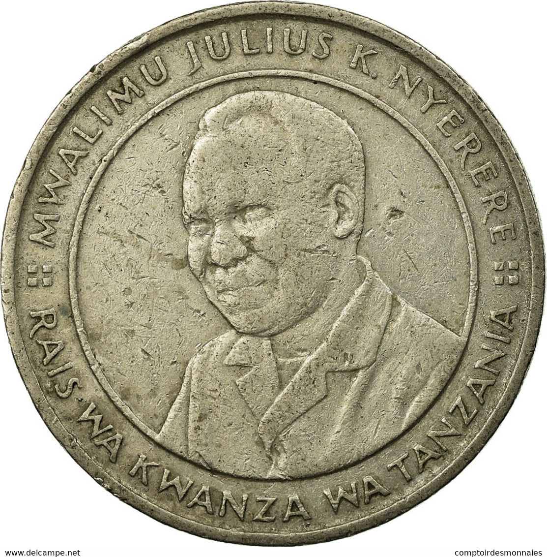 Monnaie, Tanzania, 10 Shilingi, 1989, TB+, Copper-nickel, KM:20 - Tanzanie