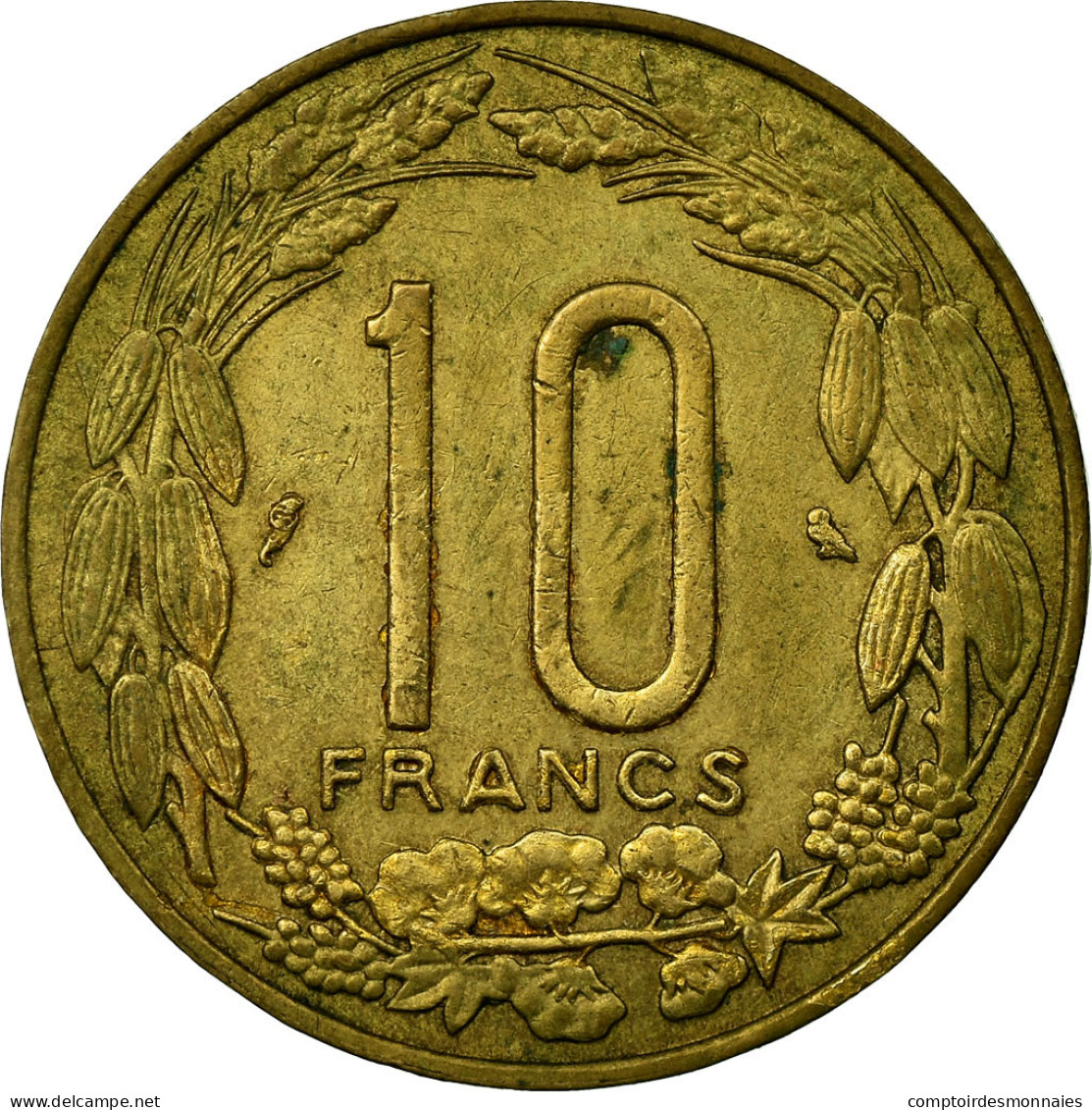 Monnaie, États De L'Afrique équatoriale, 10 Francs, 1961, Paris, TTB - Kameroen