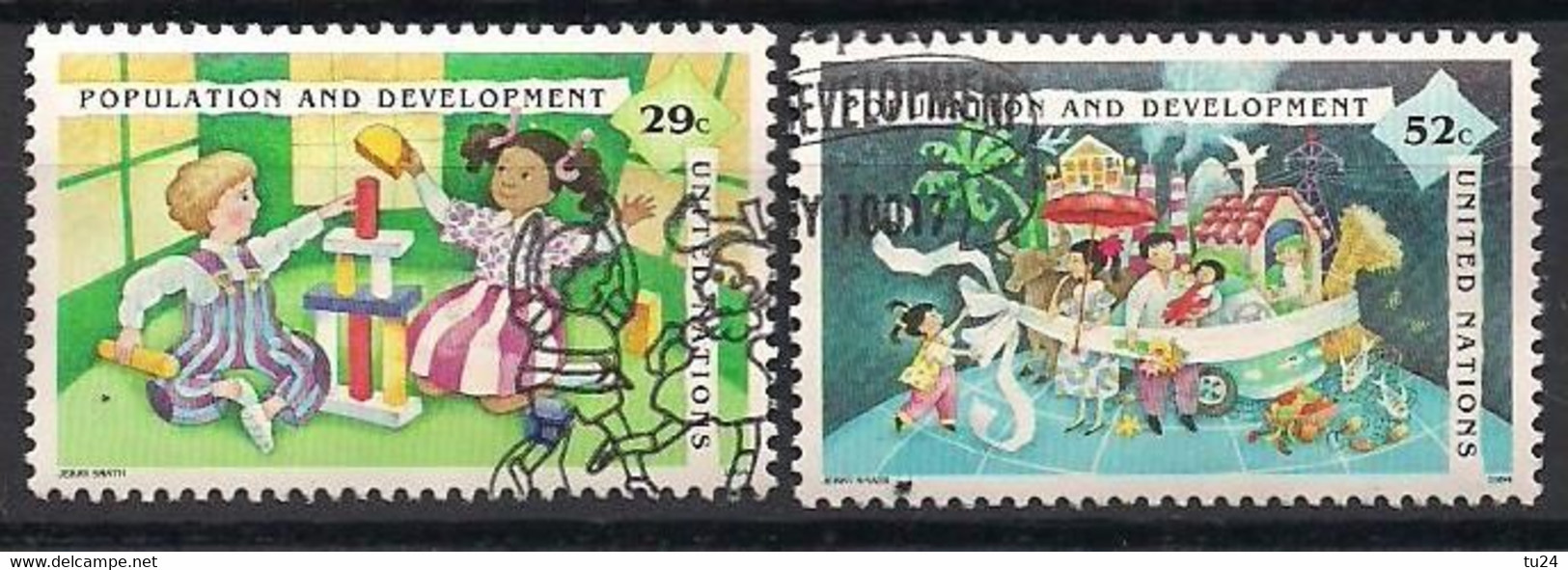 UNO  New York  (1994)  Mi.Nr.  675 + 676  Gest. / Used   (4ep06) - Used Stamps