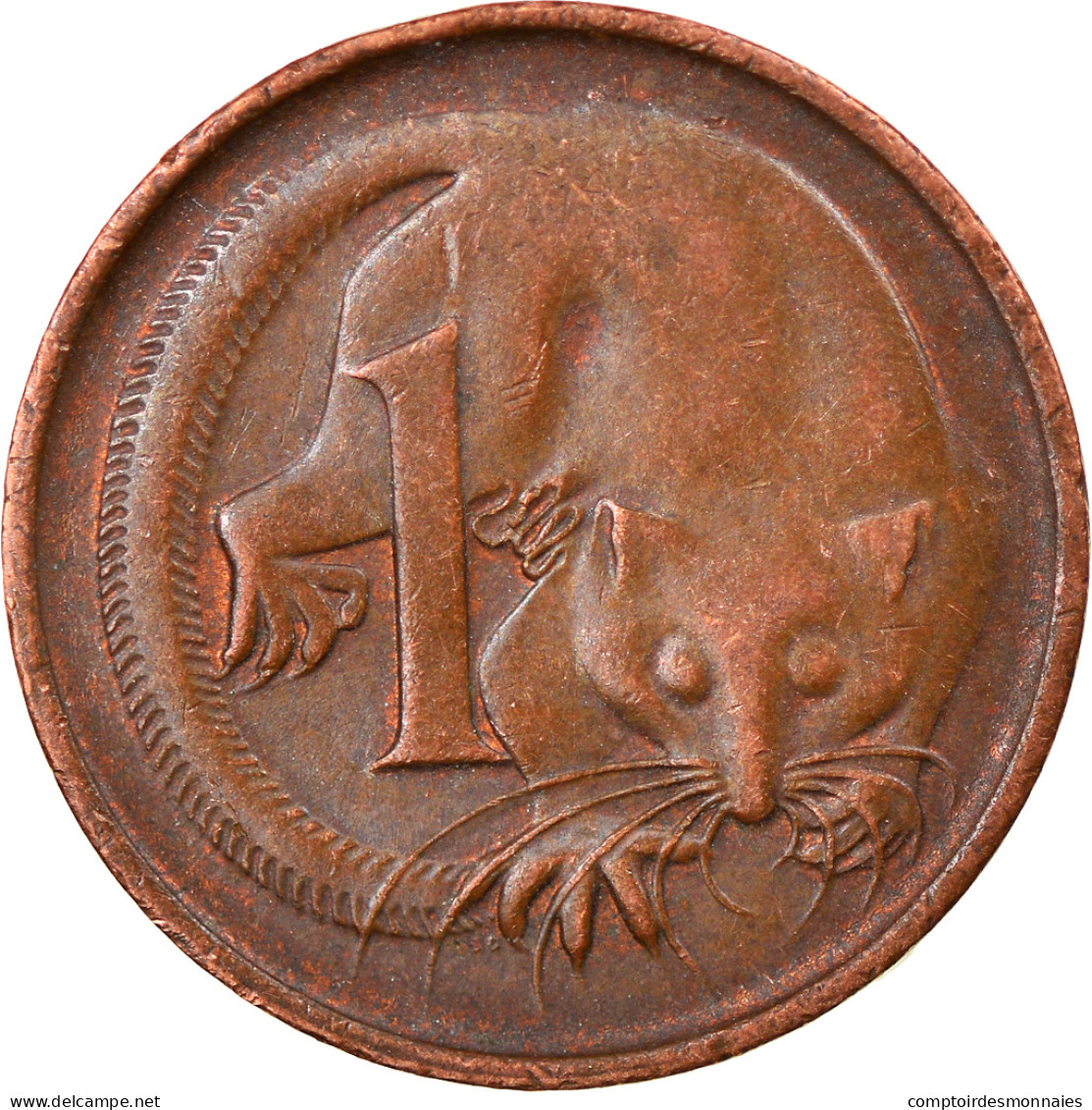 Monnaie, Australie, Elizabeth II, Cent, 1980, Melbourne, TB+, Bronze, KM:62 - Victoria