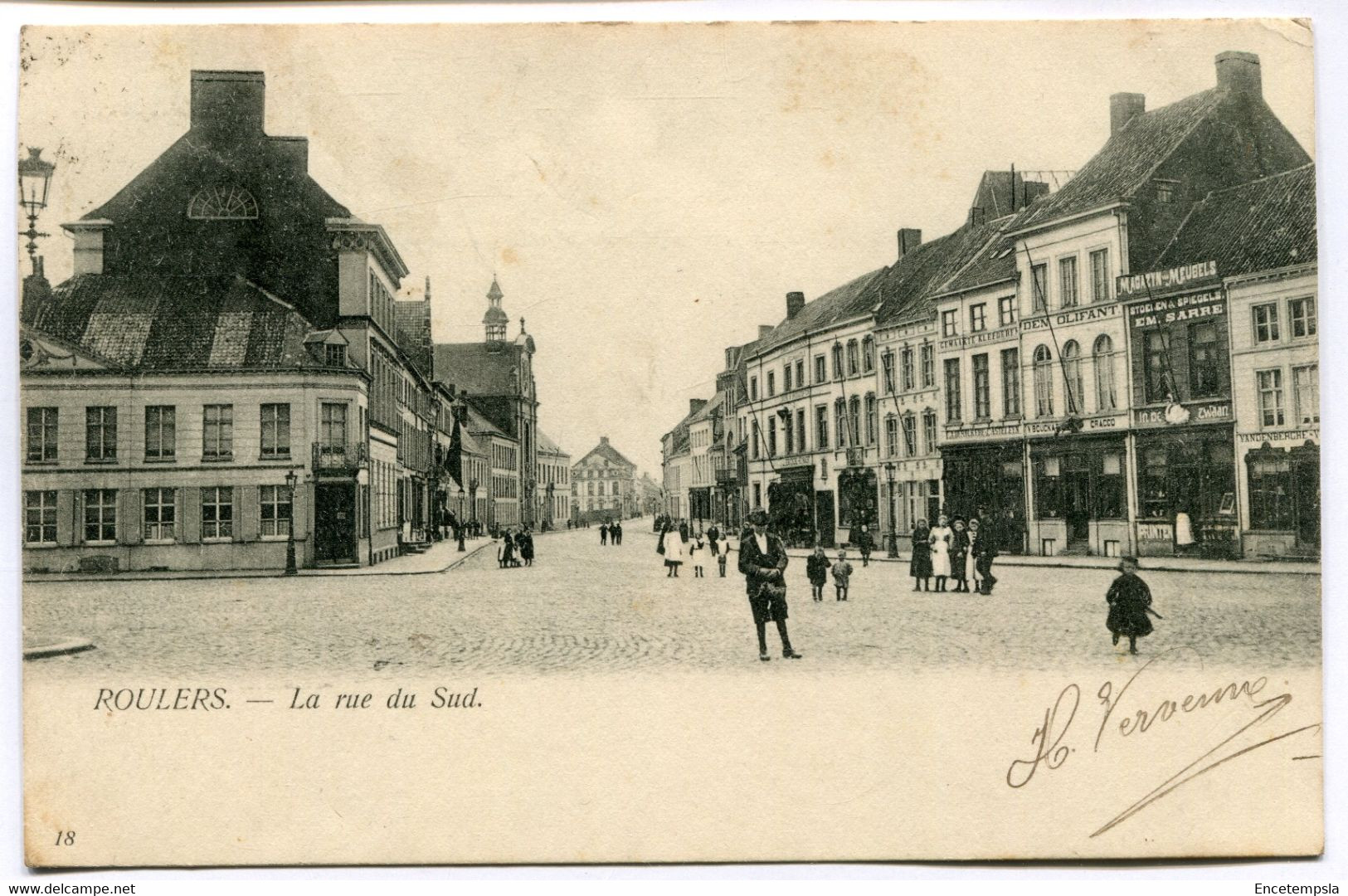 CPA - Carte Postale - Belgique - Roulers - Le Rue Du Sud  (HA16272) - Roeselare