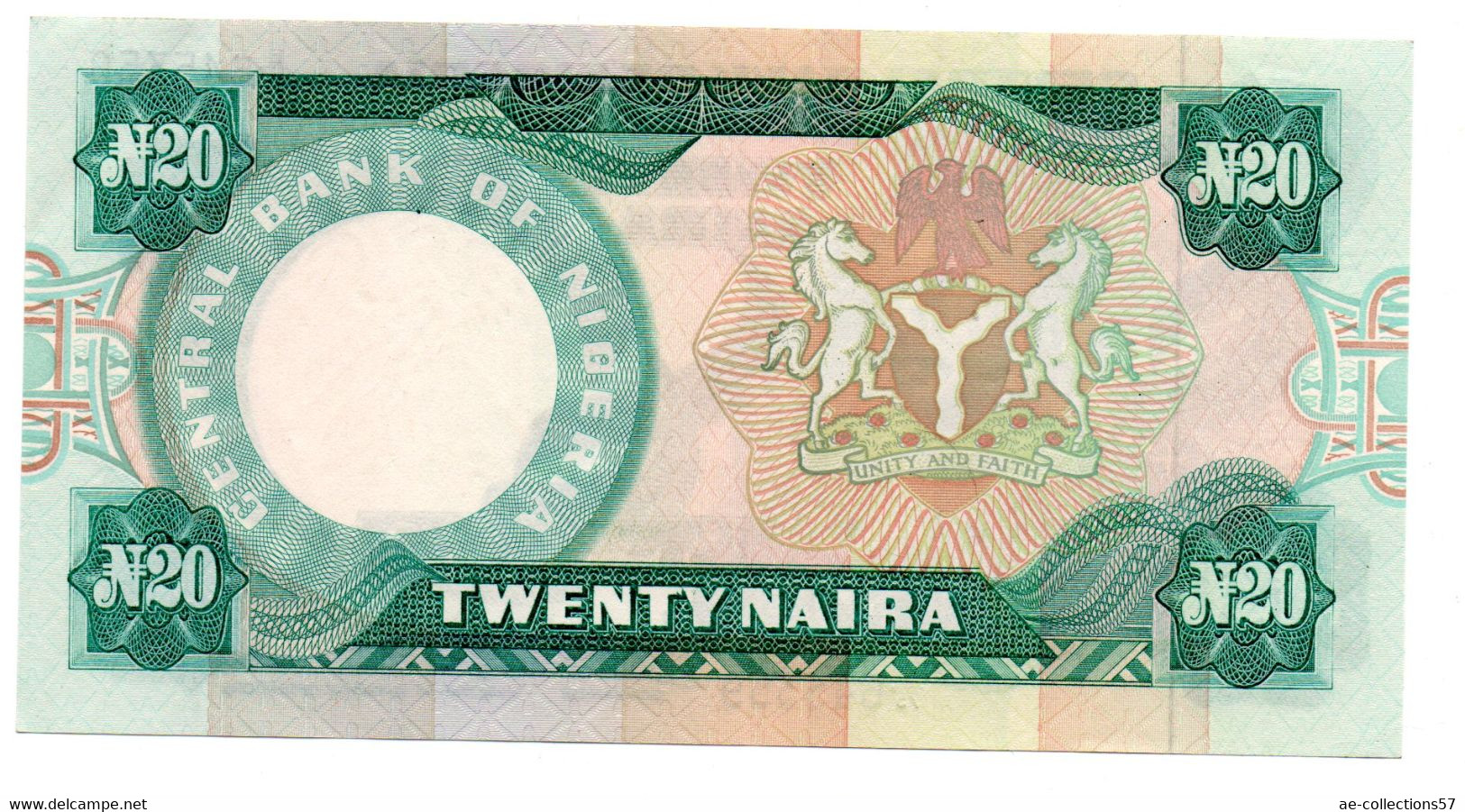 Nigéria 20 Naira SPL - Nigeria