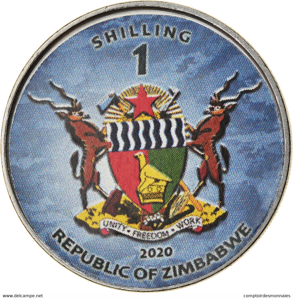 Monnaie, Zimbabwe, Shilling, 2020, Sous-marins - Type 039A, SPL, Nickel Plated - Simbabwe