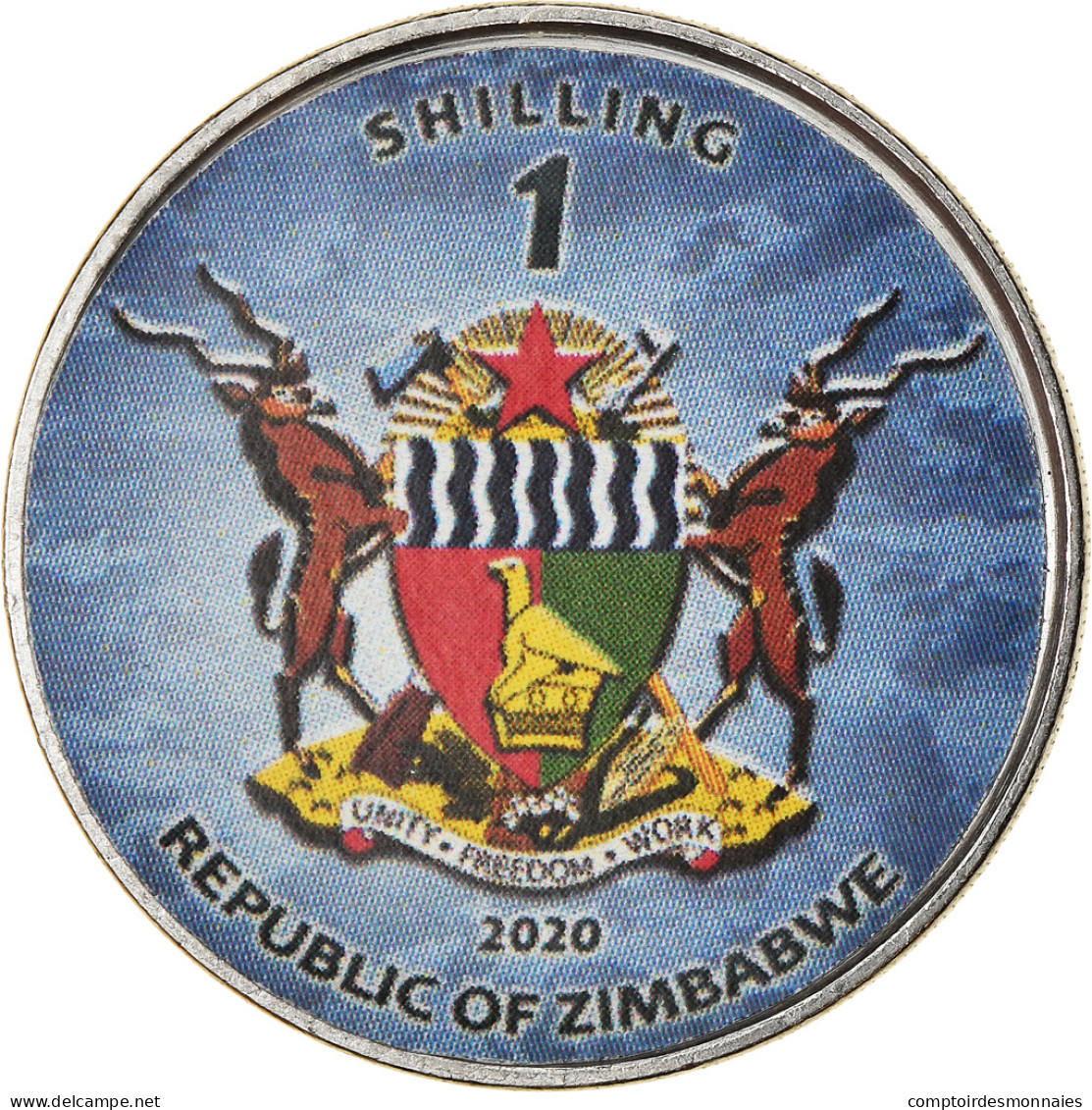 Monnaie, Zimbabwe, Shilling, 2020, Sous-marins - Akula-Class, SPL, Nickel Plated - Zimbabwe