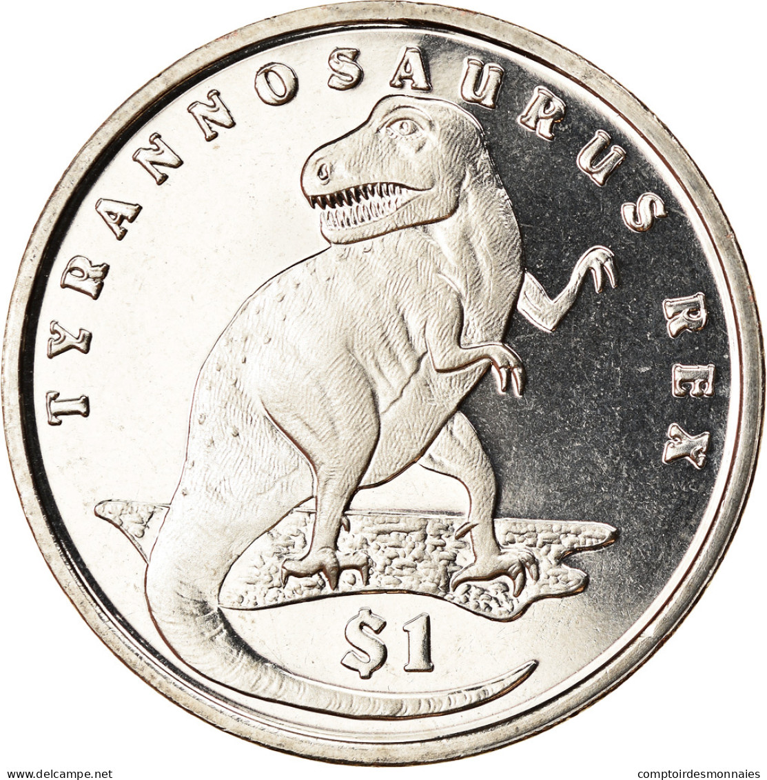 Monnaie, Sierra Leone, Dollar, 2006, Pobjoy Mint, Dinosaures - Tyrannosaure - Sierra Leone