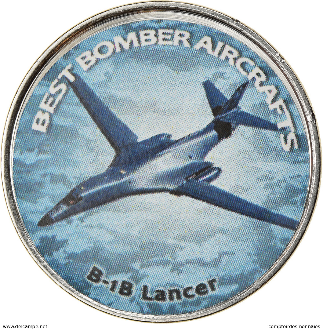 Monnaie, Zimbabwe, Shilling, 2020, Avions - B-1B Lancer, SPL, Nickel Plated - Simbabwe