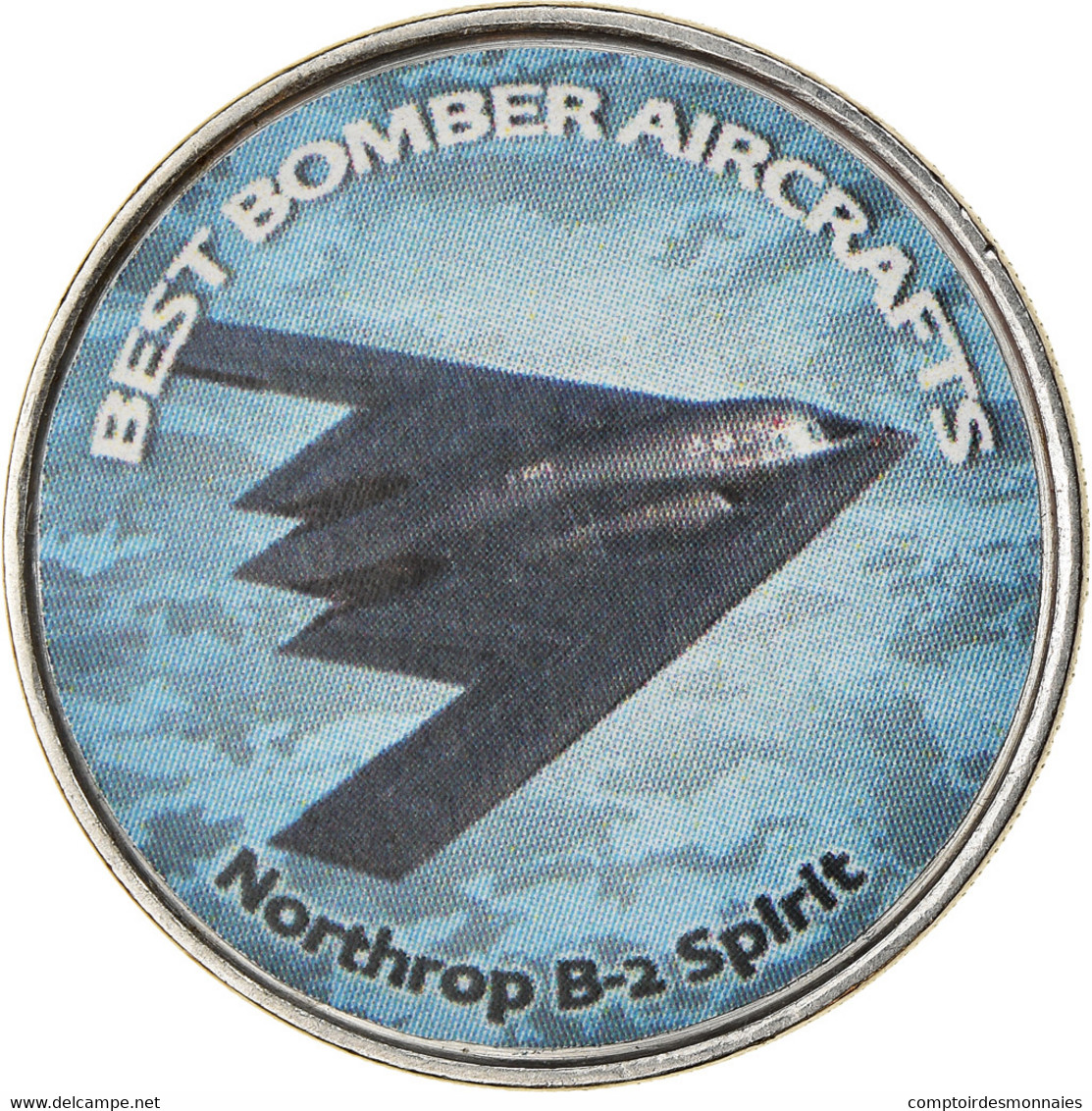 Monnaie, Zimbabwe, Shilling, 2020, Avions - Northrop B-2 Spirit, SPL, Nickel - Zimbabwe