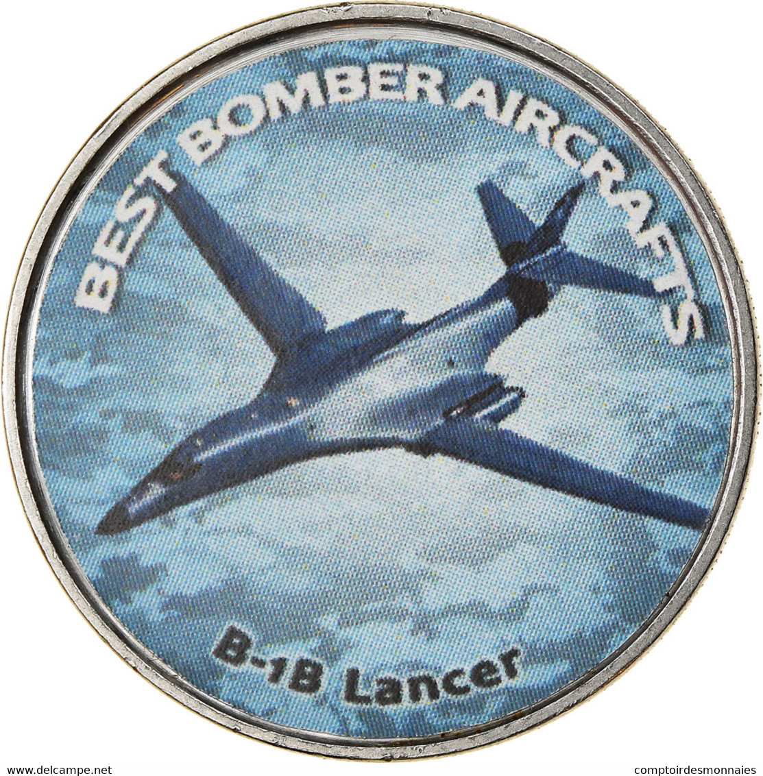 Monnaie, Zimbabwe, Shilling, 2020, Avions - B-1B Lancer, SPL, Nickel Plated - Simbabwe