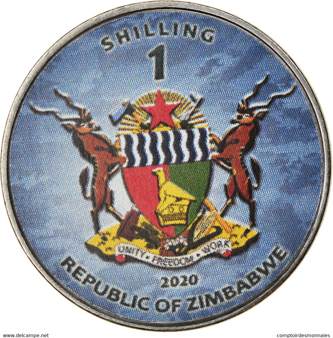 Monnaie, Zimbabwe, Shilling, 2020, Sous-marins - Soryu-Class, SPL, Nickel Plated - Zimbabwe