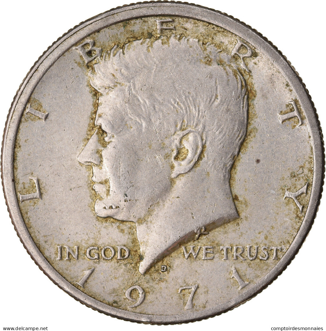 Monnaie, États-Unis, Kennedy Half Dollar, Half Dollar, 1971, U.S. Mint, Denver - 1964-…: Kennedy