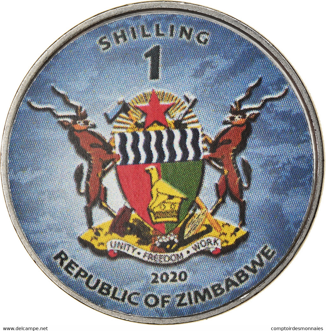 Monnaie, Zimbabwe, Shilling, 2020, Sous-marins - Seawolf-Class, SPL, Nickel - Simbabwe