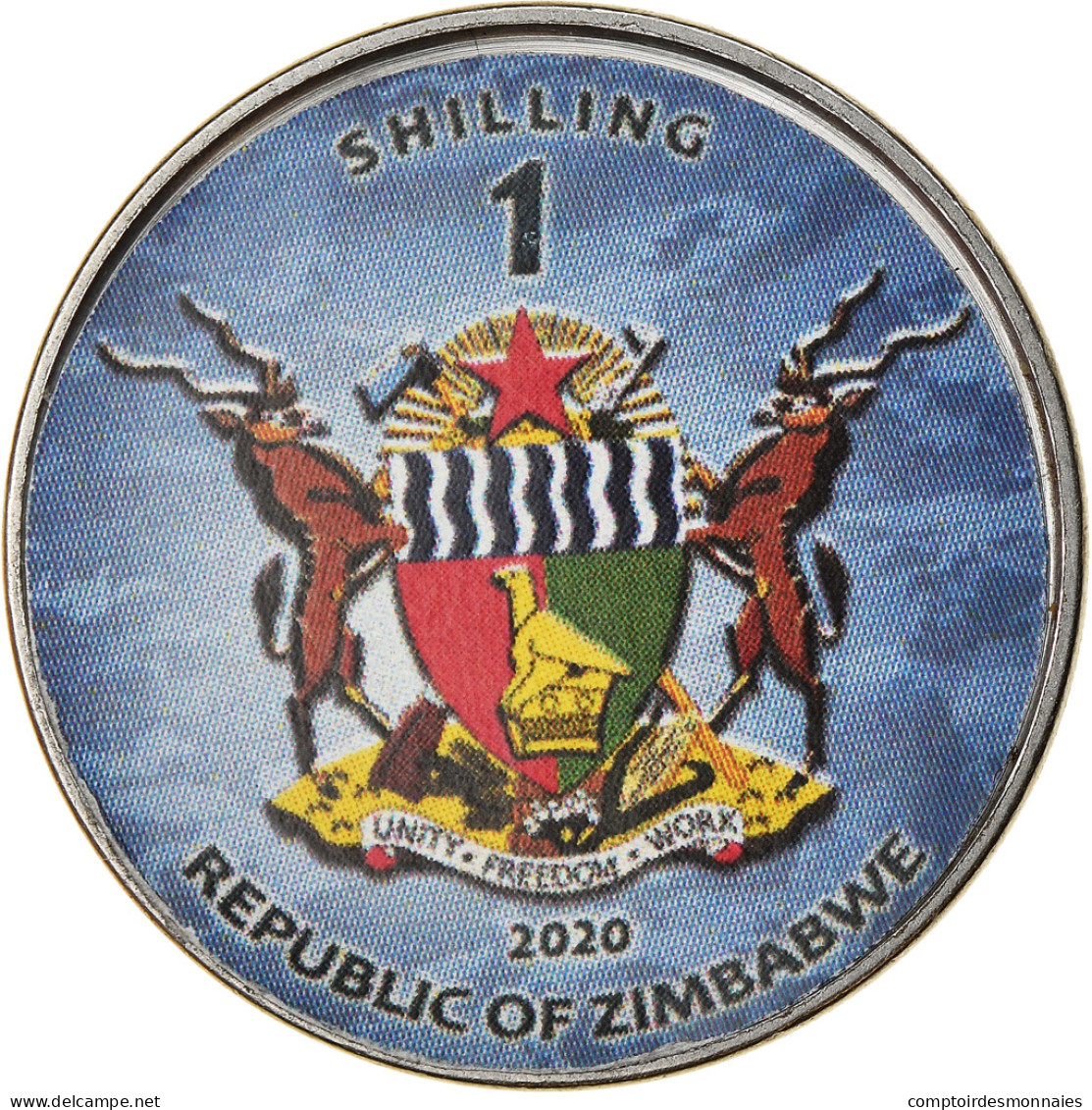 Monnaie, Zimbabwe, Shilling, 2020, Sous-marins - Kilo-Class, SPL, Nickel Plated - Simbabwe