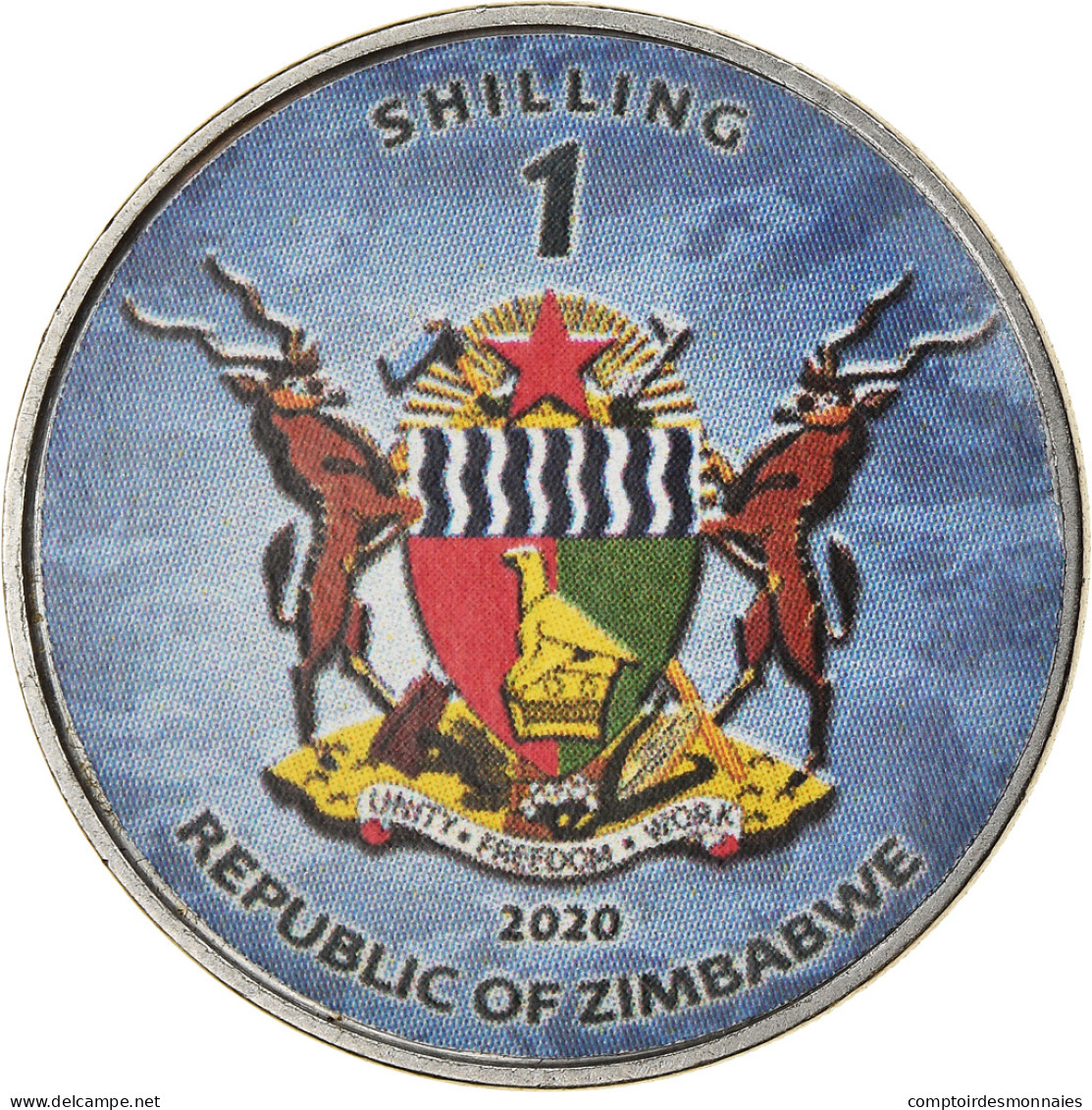 Monnaie, Zimbabwe, Shilling, 2020, Sous-marins - HMS Astute, SPL, Nickel Plated - Zimbabwe