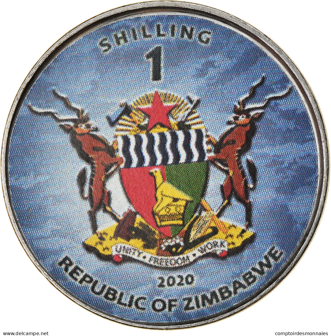 Monnaie, Zimbabwe, Shilling, 2020, Sous-marins - Virginia-Class, SPL, Nickel - Zimbabwe