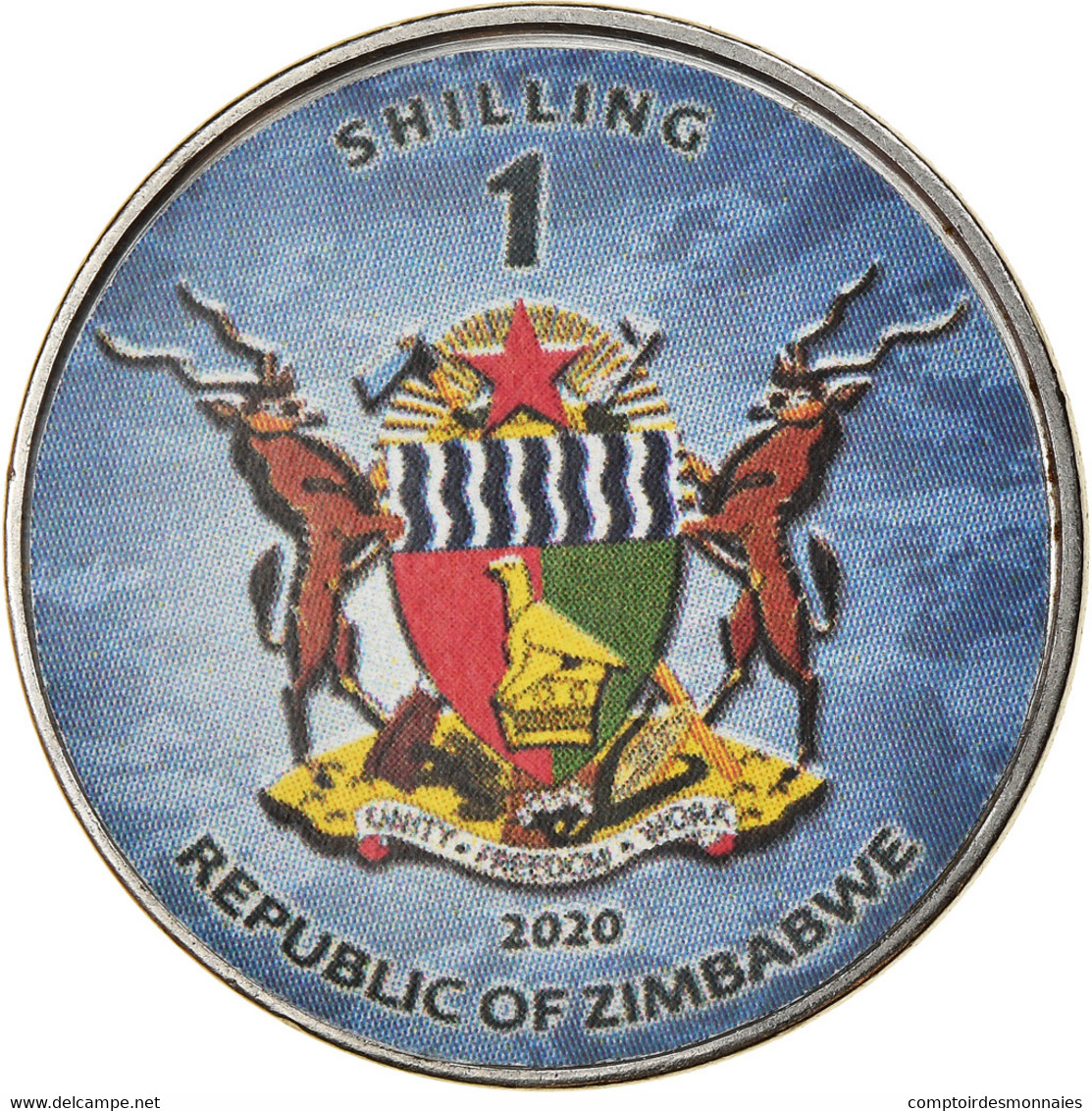 Monnaie, Zimbabwe, Shilling, 2020, Sous-marins - Virginia-Class, SPL, Nickel - Simbabwe