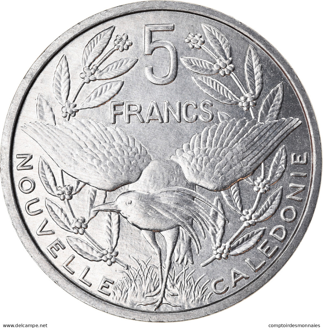 Monnaie, Nouvelle-Calédonie, 5 Francs, 1994, Paris, SPL, Aluminium, KM:16 - New Caledonia