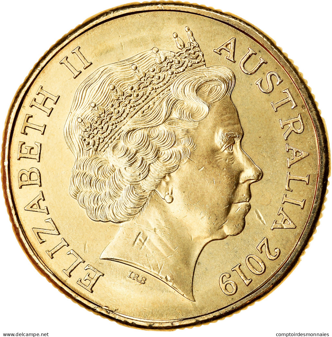 Monnaie, Australie, Dollar, 2019, Chasse Aux Pièces  -  Lettre V, FDC - Dollar