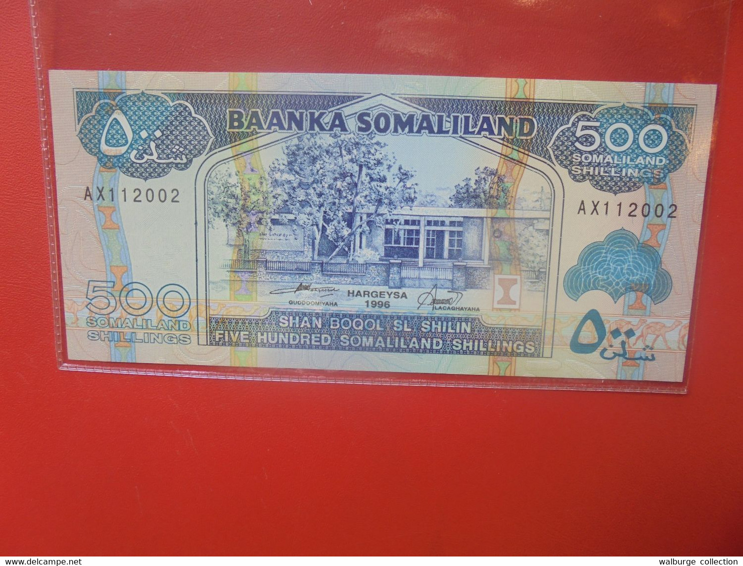 SOMALIE 500 SHILLINGS 1996 Circuler - Somalie