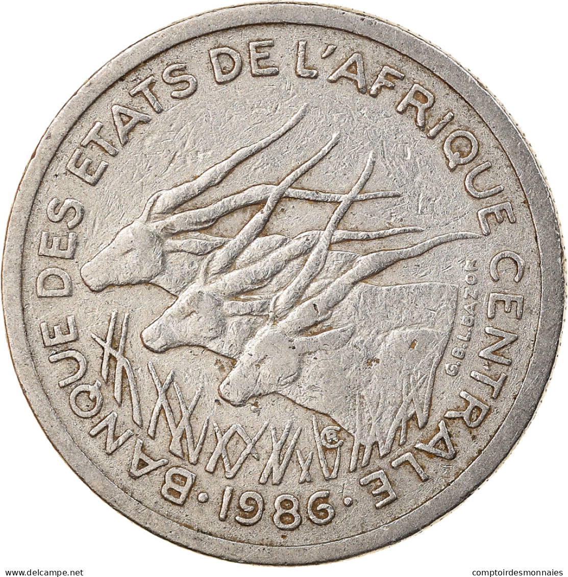 Monnaie, États De L'Afrique Centrale, 50 Francs, 1986, Paris, TTB, Nickel - Camerun