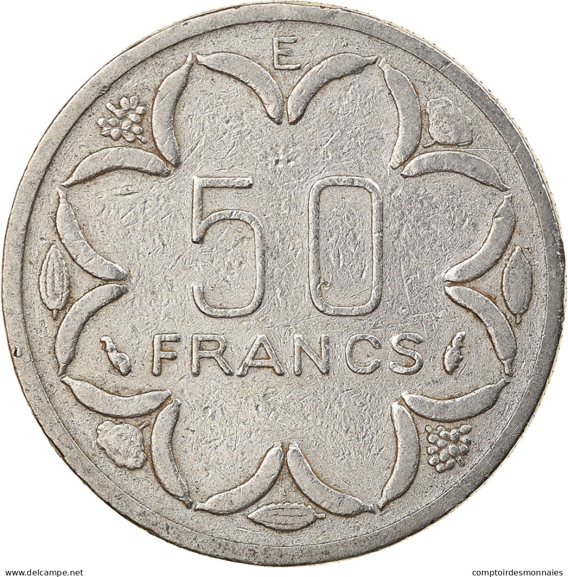 Monnaie, États De L'Afrique Centrale, 50 Francs, 1986, Paris, TTB, Nickel - Cameroun
