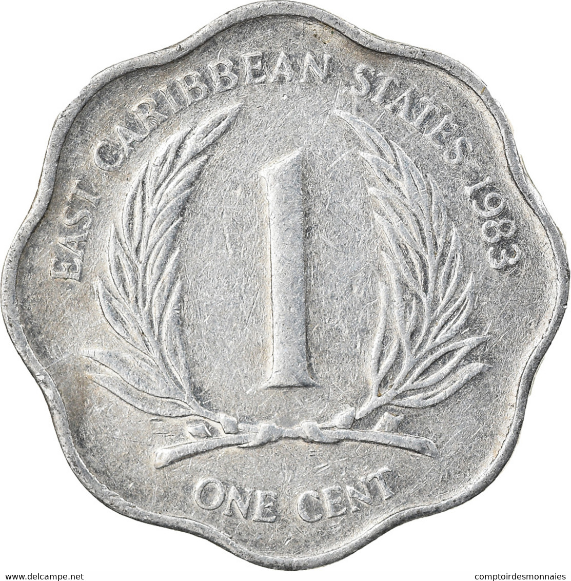 Monnaie, Etats Des Caraibes Orientales, Elizabeth II, Cent, 1983, TTB - Caraibi Orientali (Stati Dei)