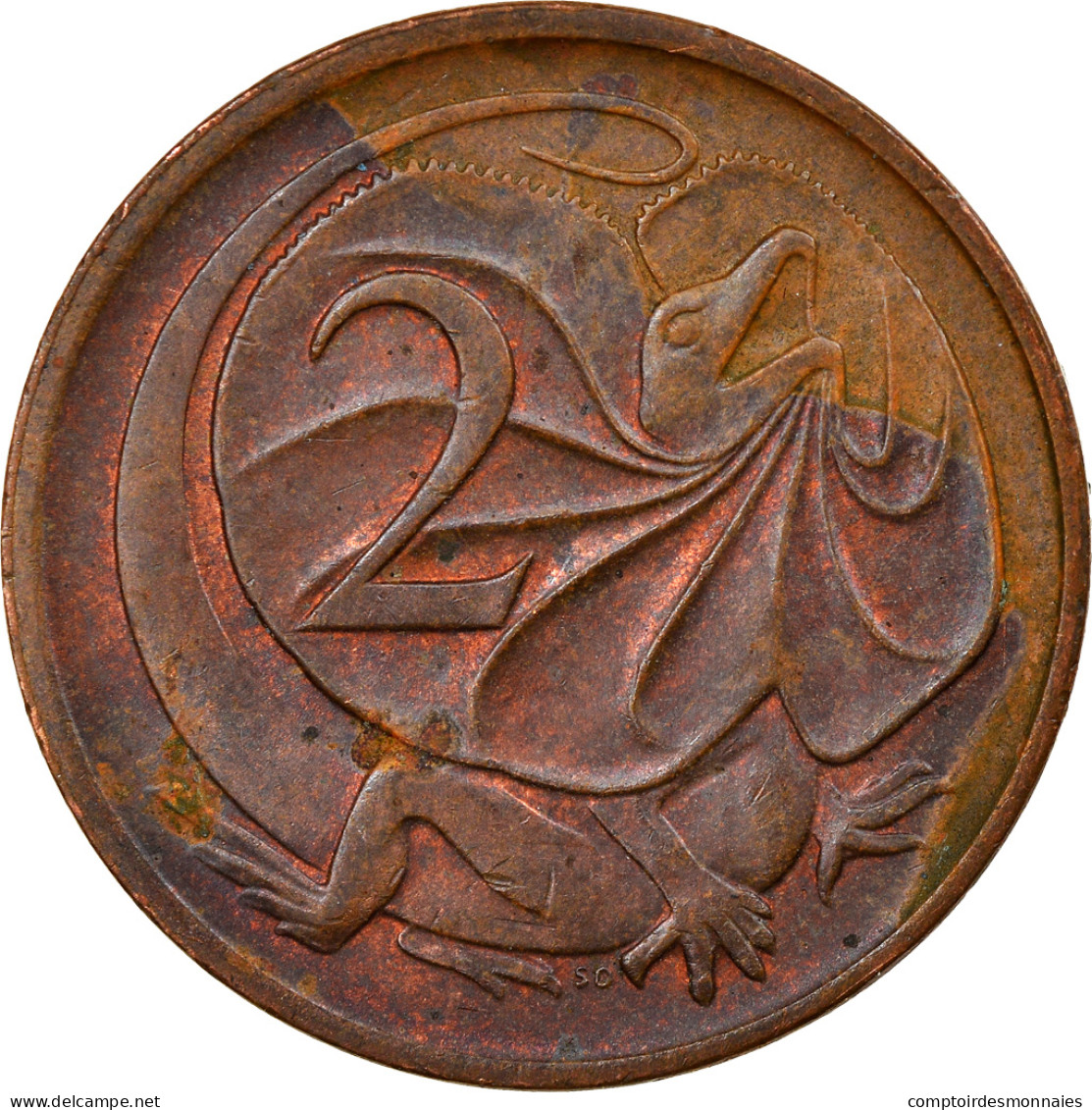 Monnaie, Australie, Elizabeth II, 2 Cents, 1972, TTB, Bronze, KM:63 - 2 Cents