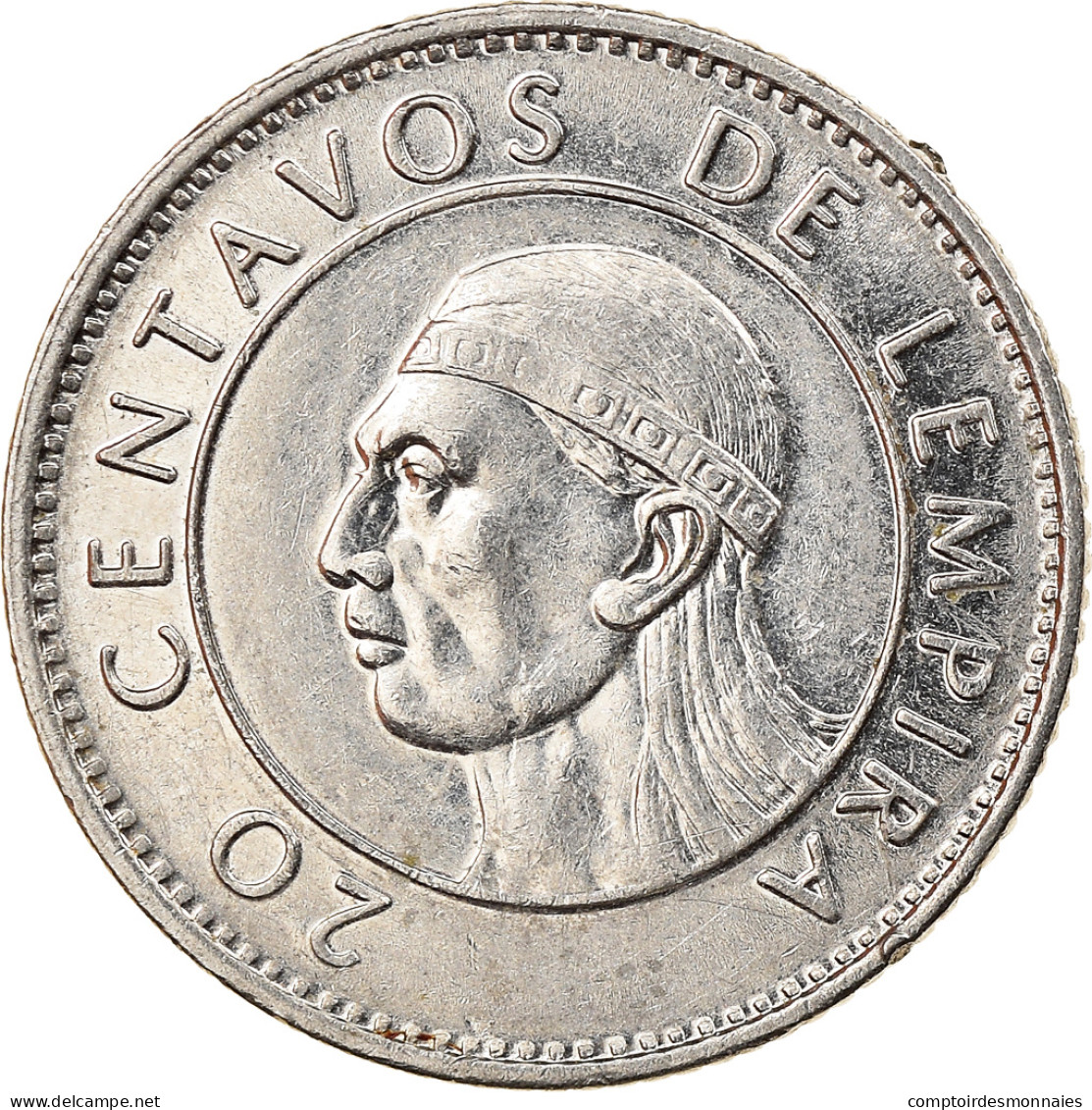 Monnaie, Honduras, 20 Centavos, 1994, TTB, Nickel Plated Steel, KM:83a.1 - Honduras