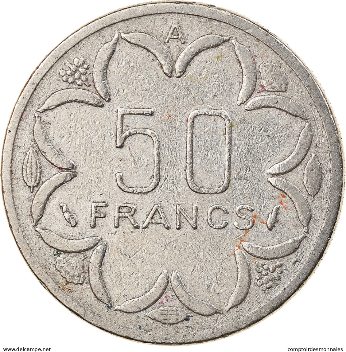 Monnaie, États De L'Afrique Centrale, 50 Francs, 1980, Paris, TTB, Nickel - Cameroon
