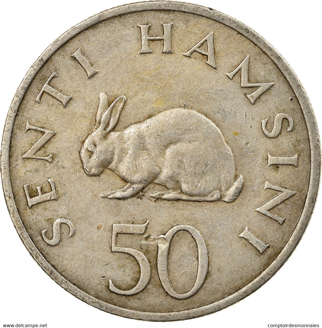 Monnaie, Tanzania, 50 Senti, 1970, TTB, Copper-nickel, KM:3 - Tanzanie