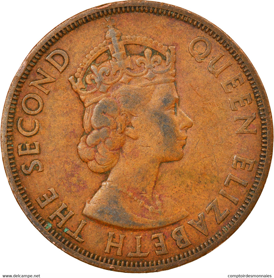 Monnaie, Etats Des Caraibes Orientales, Elizabeth II, 2 Cents, 1962, TTB - Ostkaribischer Staaten