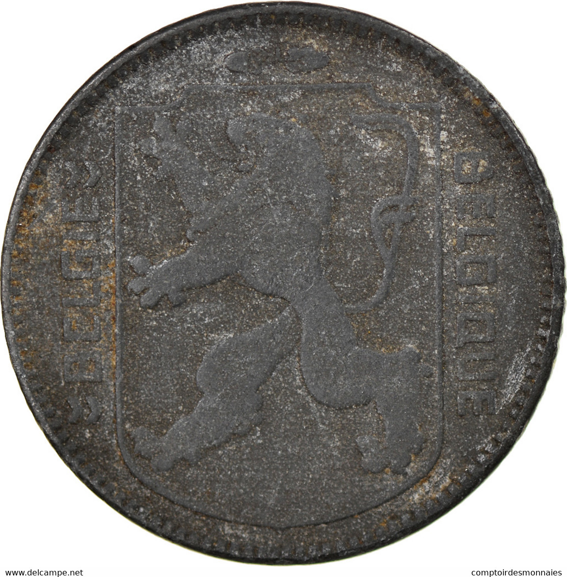 Monnaie, Belgique, Franc, 1945, TB+, Zinc, KM:128 - 1 Franc