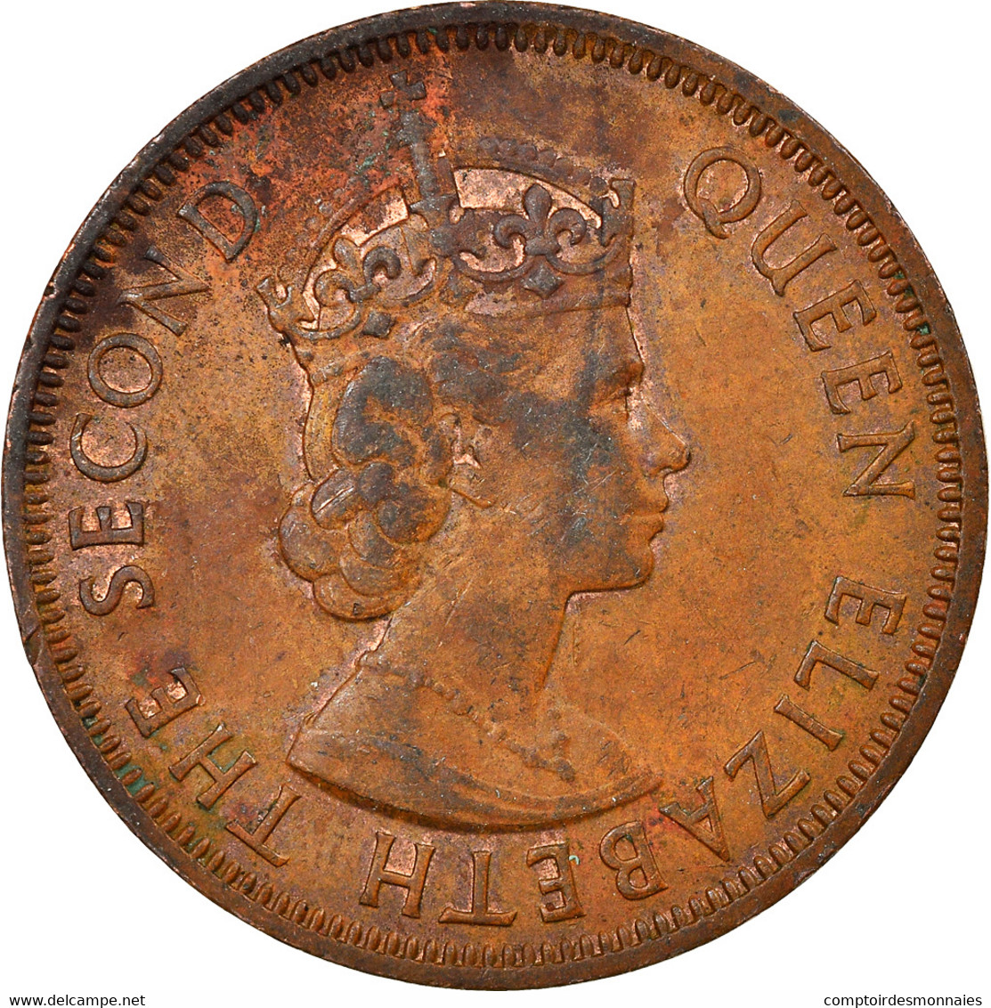 Monnaie, Etats Des Caraibes Orientales, Elizabeth II, Cent, 1963, TTB, Bronze - Caribe Oriental (Estados Del)