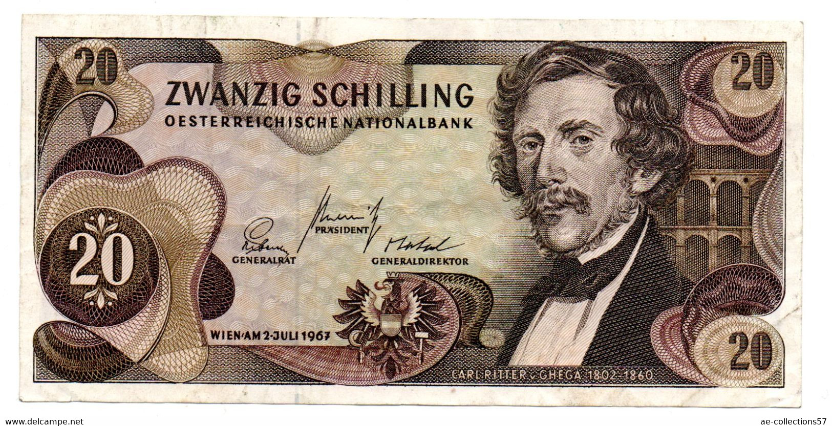 Autriche -  20 Schilling 2/7/1967 TB+ - Oesterreich