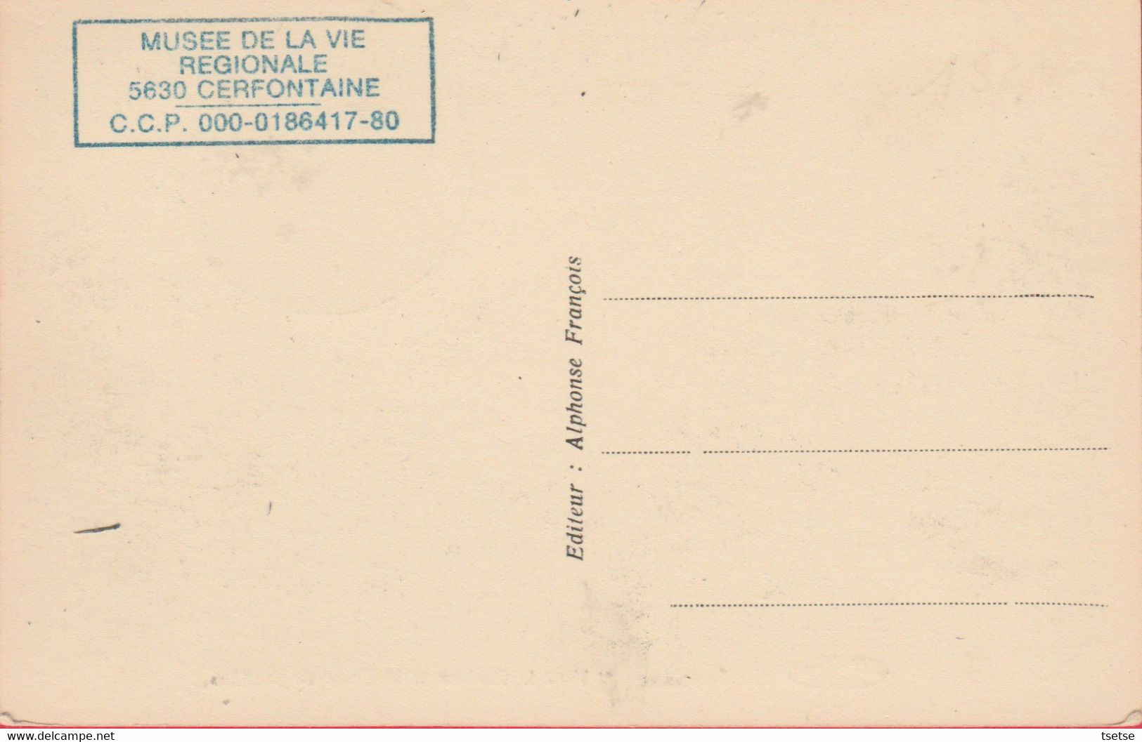 Cerfontaine - " Vers Le Carcan Et Le Cour De Justice" - Oblitération 1er Jour 1980 ( Voir Verso ) - Cerfontaine