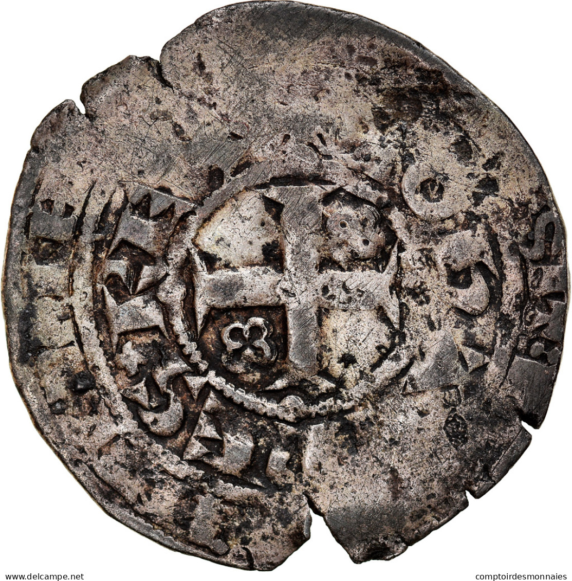 Monnaie, France, Jean II Le Bon, Blanc Aux Quadrilobes, TB+, Billon - 1350-1364 Jean II Le Bon