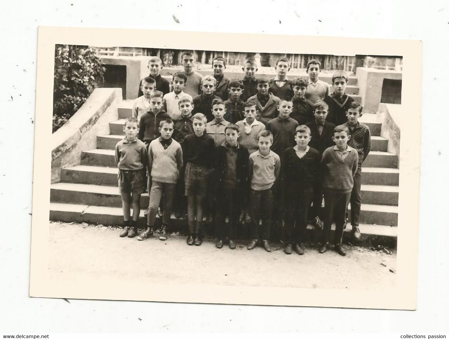 Photographie , 125 X 90 Mm , Enfants ,photo De Classe , école , RICHELIEU , 1963 - Unclassified